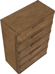 Tiberio Oak Veneer And Solid Wood Chest in Brown - TiberioBrown-CH