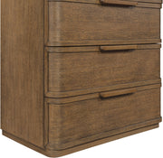 Tiberio Oak Veneer And Solid Wood Chest in Brown - TiberioBrown-CH