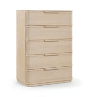 Tiberio Oak Veneer And Solid Wood Chest in Natural - TiberioNatural-CH