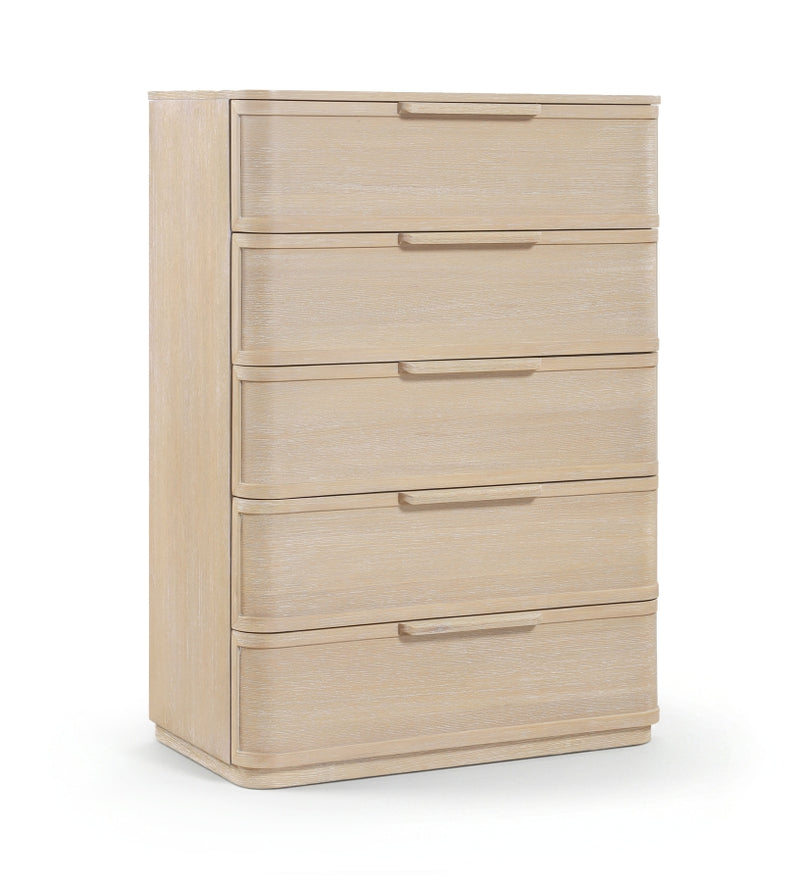 Tiberio Oak Veneer And Solid Wood Chest in Natural - TiberioNatural-CH