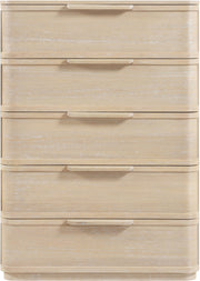 Tiberio Oak Veneer And Solid Wood Chest in Natural - TiberioNatural-CH