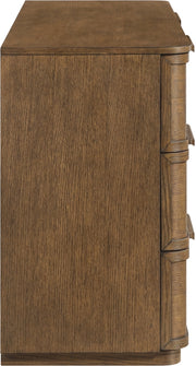 Tiberio Oak Veneer And Solid Wood Dresser in Brown - TiberioBrown-D