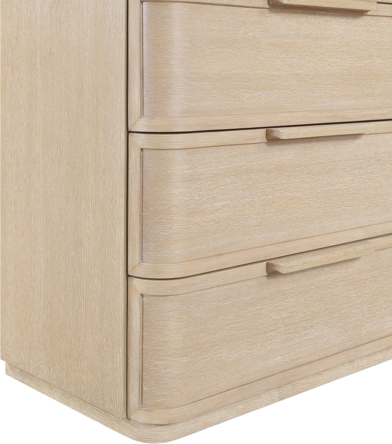 Tiberio Oak Veneer And Solid Wood Dresser in Natural - TiberioNatural-D