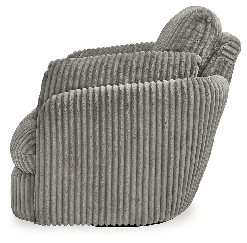 Tie-Breaker Fog Swivel Glider Recliner - 9490361