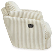 Tie-Breaker Ivory Swivel Glider Recliner - 9490261
