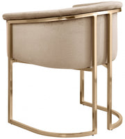Tierra Velvet Upholstered Dining Chair in Beige - 758Beige-C