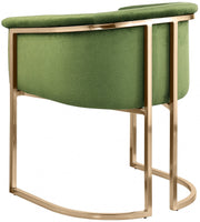 Tierra Velvet Upholstered Dining Chair in Olive - 758Olive-C