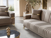 Tilda 3-pieces (Sofa & Loveseat & Chair) Livingroom Set in Beige - 200-ST-TIL-ANKA153-321
