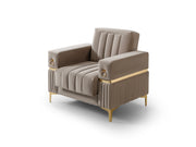 Tilda 3-pieces (Sofa & Loveseat & Chair) Livingroom Set in Beige - 200-ST-TIL-ANKA153-321