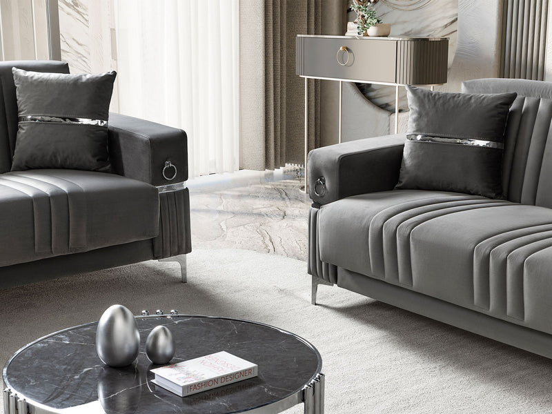 Tilda 3-pieces (Sofa & Loveseat & Chair) Livingroom Set in Beige - 200-ST-TIL-ANKA153-321