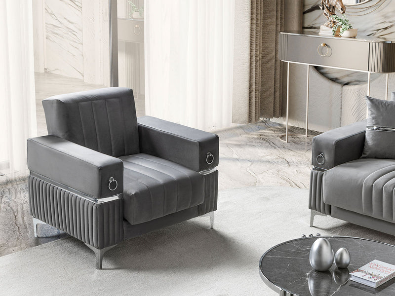 Tilda 3-pieces (Sofa & Loveseat & Chair) Livingroom Set in Beige - 200-ST-TIL-ANKA153-321