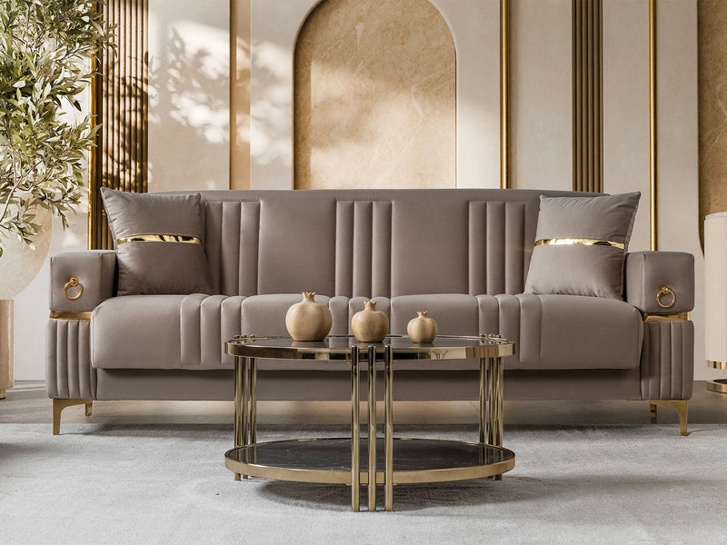 Tilda 3-pieces (Sofa & Loveseat & Chair) Livingroom Set in Grey - 200-ST-TIL-ANKA152-321