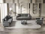 Tilda 3-pieces (Sofa & Loveseat & Chair) Livingroom Set in Grey - 200-ST-TIL-ANKA152-321