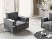 Tilda 3-pieces (Sofa & Loveseat & Chair) Livingroom Set in Grey - 200-ST-TIL-ANKA152-321