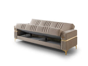 Tilda 3-pieces (Sofa & Loveseat & Chair) Livingroom Set in Grey - 200-ST-TIL-ANKA152-321