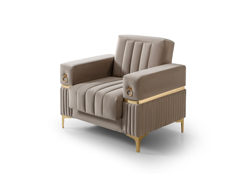 Tilda Convertible Chair in Grey - 200-ST-TIL-ANKA152-B