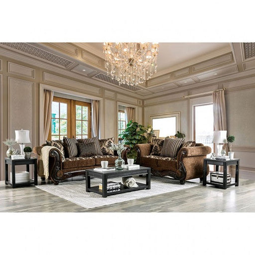 Tilde Brown/Dark Walnut Sofa - SM6430-SF