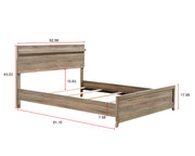 Tilston Natural Queen Panel Bed - Gate FurnitureQueen Bed