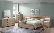 Tilston Natural Queen Panel Bed - Gate FurnitureQueen Bed