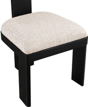 Timbra Linen Textured Fabric Upholstered Dining Chair in Beige, Set of 2 - 11082Beige-C