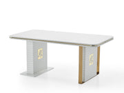 Tina Al Diningroom (Consol With Mirror & Dining Table & 6 Dining Chair) - 200-ALT-TIN-DT-6-SET