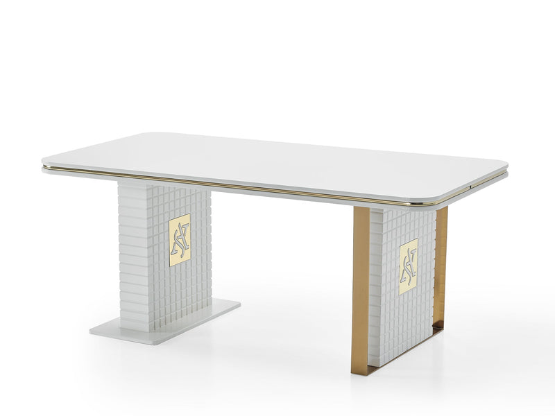 Tina Al Diningroom (Consol With Mirror & Dining Table & 6 Dining Chair) - 200-ALT-TIN-DT-6-SET