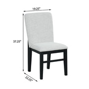 Tina - White Upholstered Dining Chair - D213-C