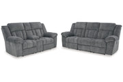 Tip - Off Slate Power Reclining Living Room Set - Gate FurniturePower Reclining Living Room Set