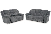 Tip - Off Slate Power Reclining Living Room Set - Gate FurniturePower Reclining Living Room Set