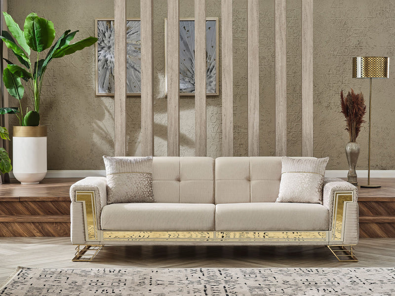 Titan Convertible Sofa in Beige - 200-SER-TIT-STAR553-3