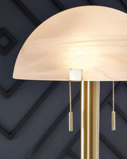 Tobbinsen Brass Finish Floor Lamp - L208421