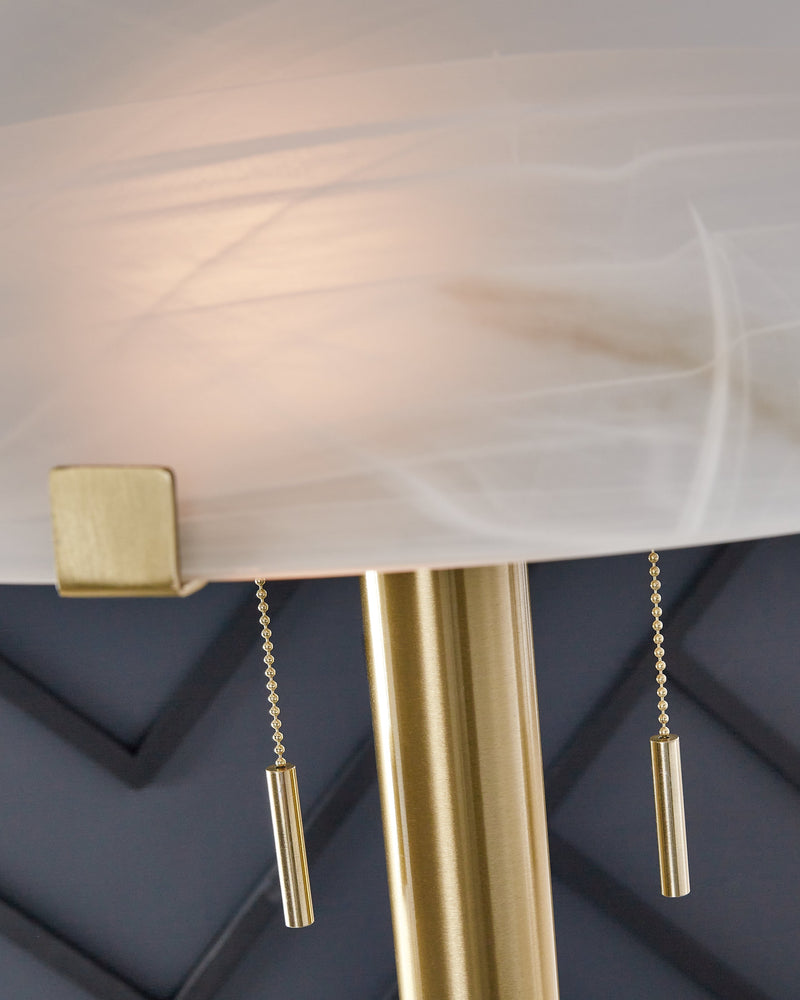 Tobbinsen Brass Finish Floor Lamp - L208421