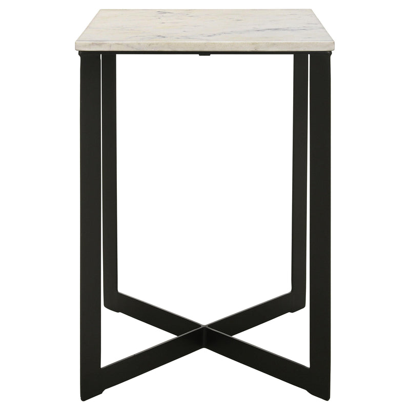 Tobin 3-piece Marble Top Coffee and End Table Set White - 707698-S3