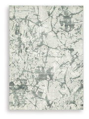 Tobinbury Gray Washable 5' x 7' Area Rug - R407422