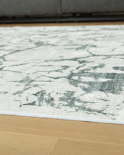 Tobinbury Gray Washable 5' x 7' Area Rug - R407422