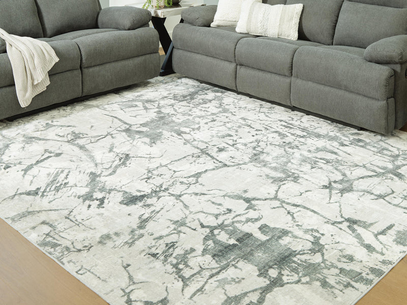 Tobinbury Gray Washable 8' x 10' Area Rug - R407421