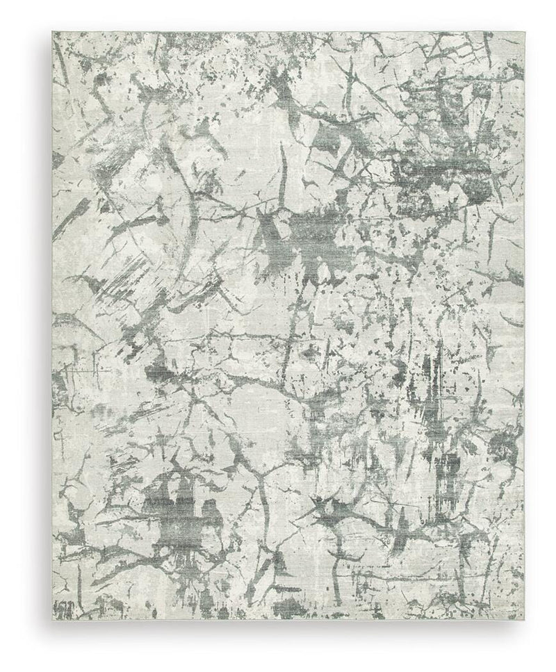 Tobinbury Gray Washable 8' x 10' Area Rug - R407421