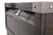 Todoe Coffee Table with 1 End Table in Dark Gray - PKG008763