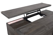 Todoe Coffee Table with 2 End Tables in Dark Gray - PKG007214