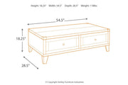 Todoe Dark Gray Coffee Table with Lift Top - Gate FurnitureCoffee Table
