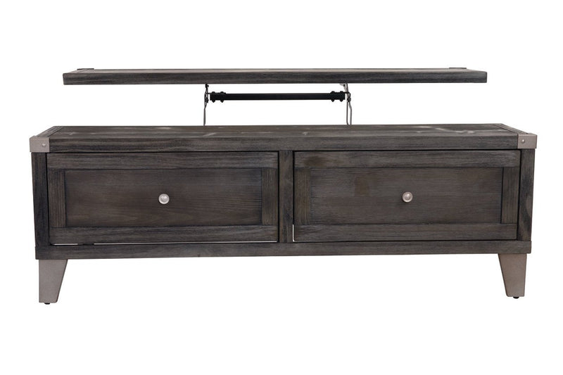Todoe Dark Gray Coffee Table with Lift Top - Gate FurnitureCoffee Table
