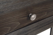 Todoe Dark Gray End Table with USB Ports & Outlets - Gate FurnitureEnd Table