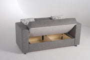 Tokyo 3 Seat Sleeper (Diego Gray) 1 Piece - Gate FurnitureSleeper Sofa