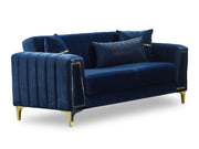 Toledo 76" Wide Convertible Loveseat - Gate FurnitureLoveseat