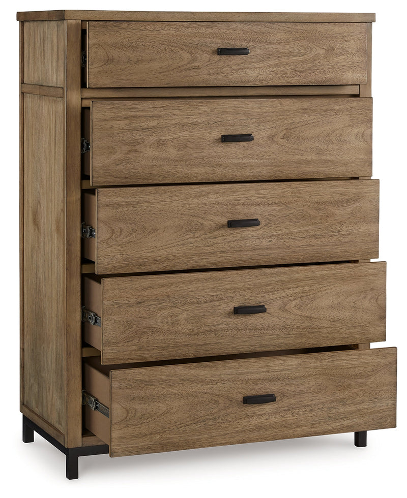 Tomtyn Light Brown Chest of Drawers from Ashley - Luna Furniture