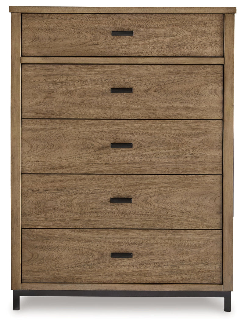 Tomtyn Light Brown Chest of Drawers from Ashley - Luna Furniture