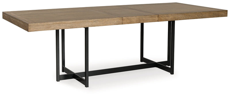 Tomtyn Light Brown Dining Extension Table - D622-35