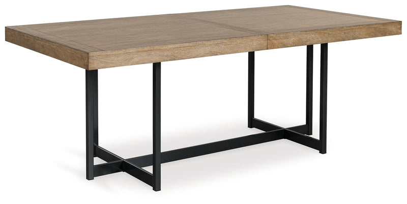 Tomtyn Light Brown Dining Extension Table - D622-35