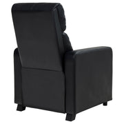 Toohey Upholstered Home Theater Push Back Recliner Black - 600181