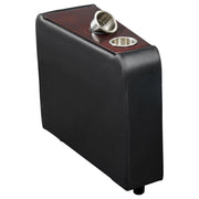 Toohey Upholstered Home Theater Storage Wedge Console Black - 600182